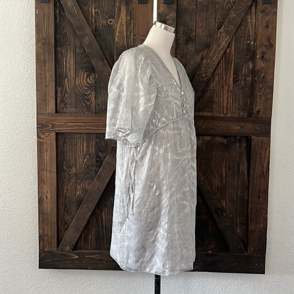 Parisian Designer Bill Tornade Silk Dress Sz-38 - Picture 4 of 12
